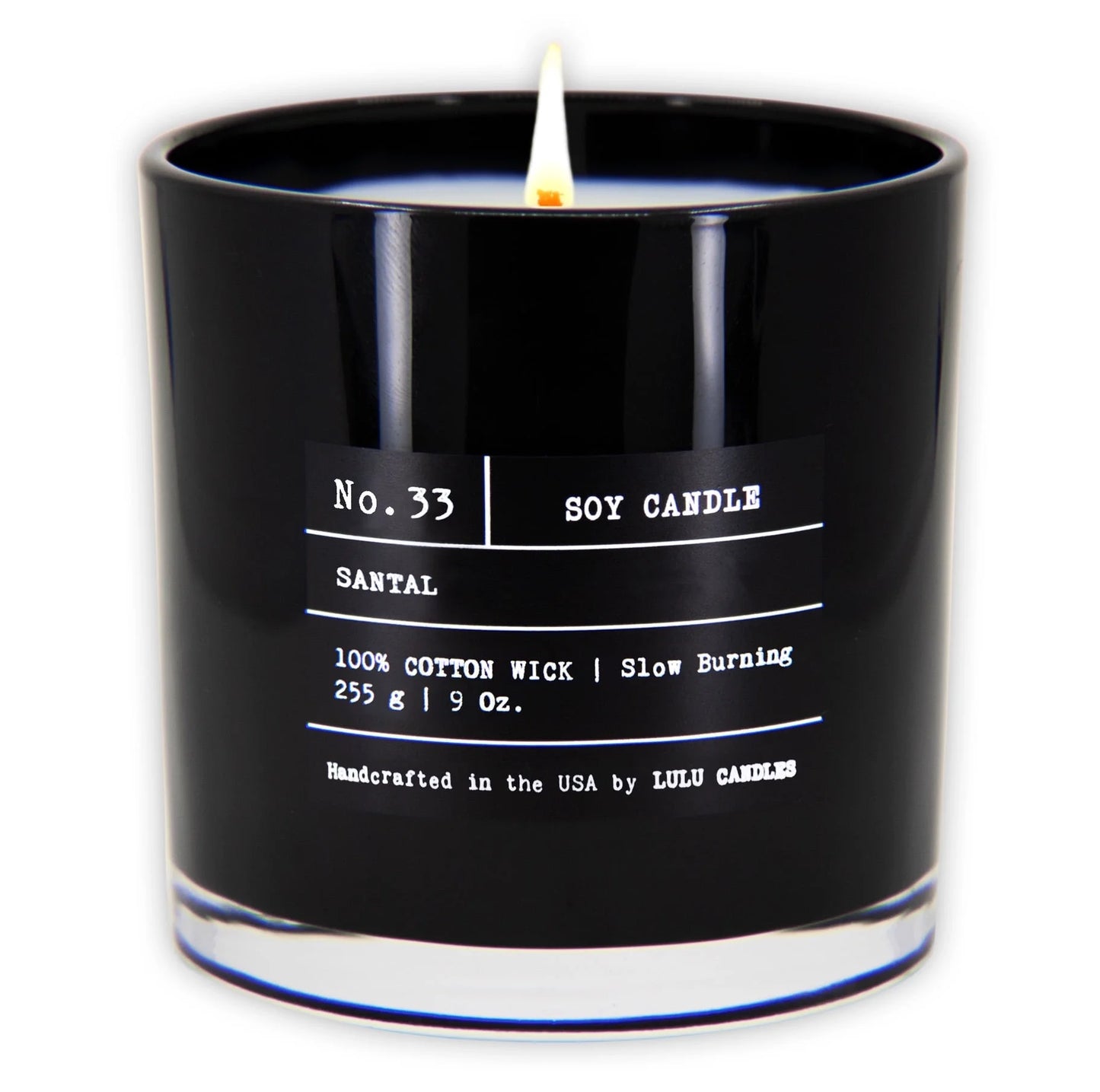 | Santal | Luxury Scented Soy Jar Candle | Hand Poured in the USA | Highly Scented Candles for Home Fragrance & Decor (9 Oz.)